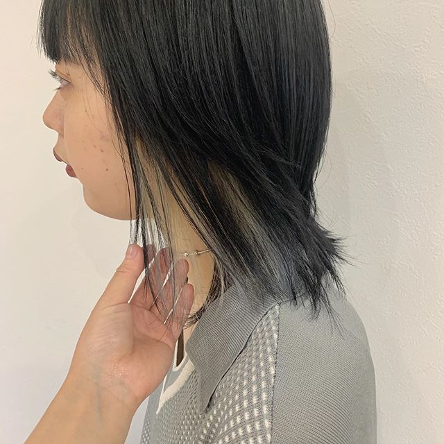 オススメなもみあげハイライト 公式 高崎市の美容室hearty ハーティー