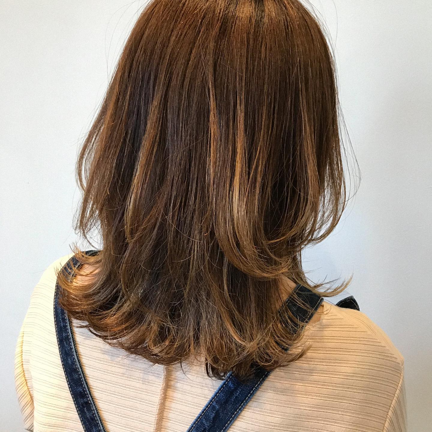 ミディアムレイヤー 公式 高崎市の美容室hearty ハーティー