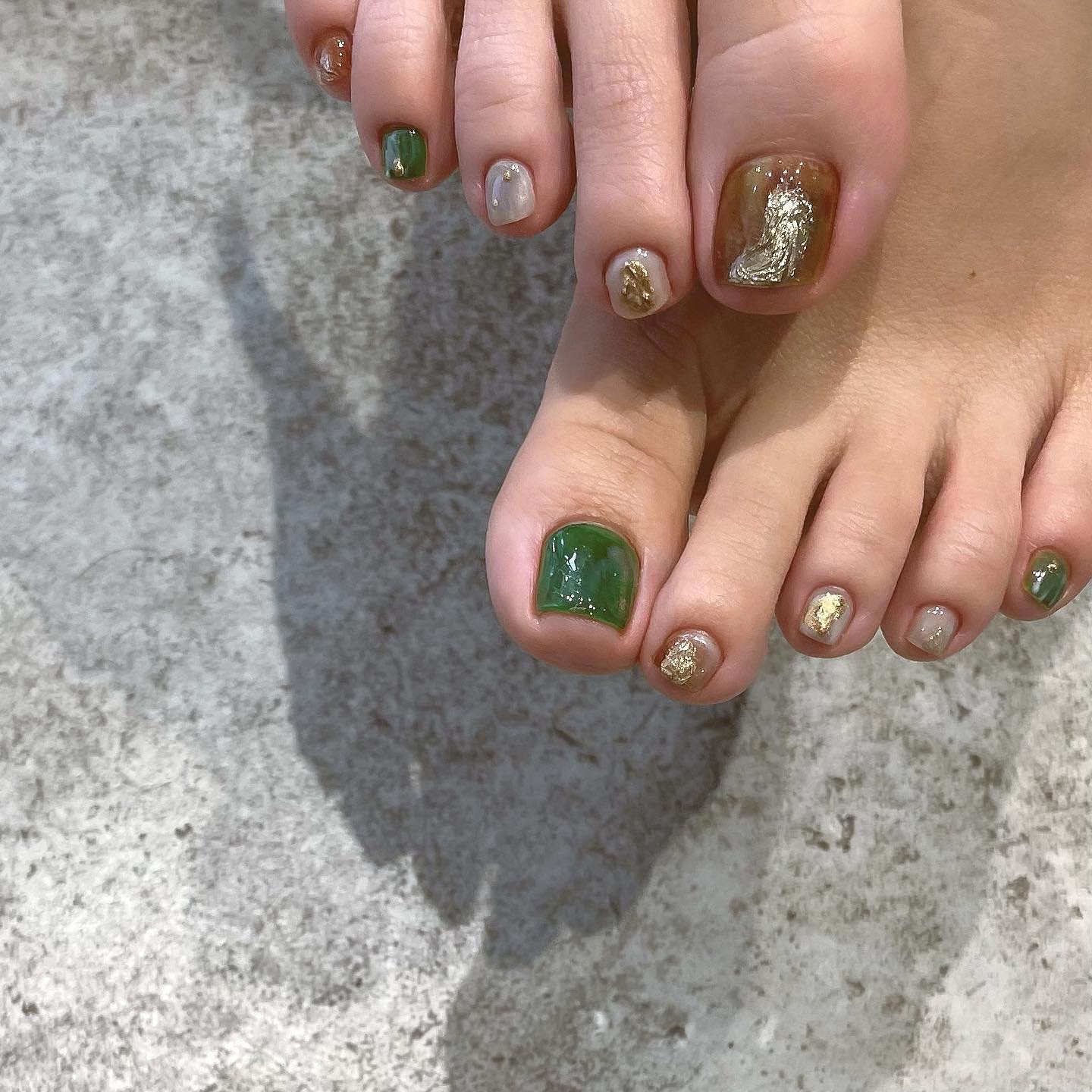 ハンド フットのお客様 フットはマツエクと同時施術でやらせていただきました 公式 高崎市の美容室hearty ハーティー